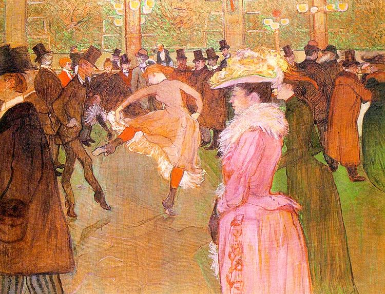  Henri  Toulouse-Lautrec Training of the New Girls by Valentin at the Moulin Rouge china oil painting image